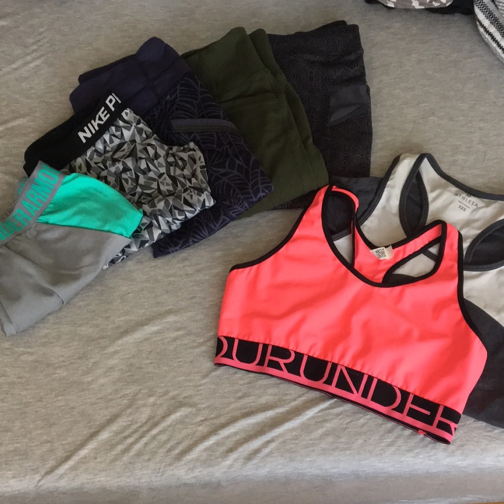 10 ITEM GRAB BAG UNDERARMOR- ATHLETA LULU NIKE